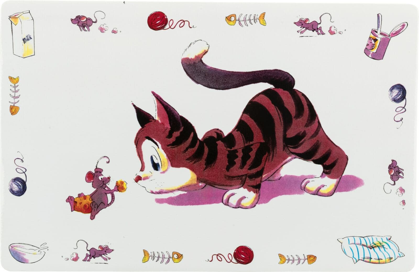 Килимок під миску Comic Cat