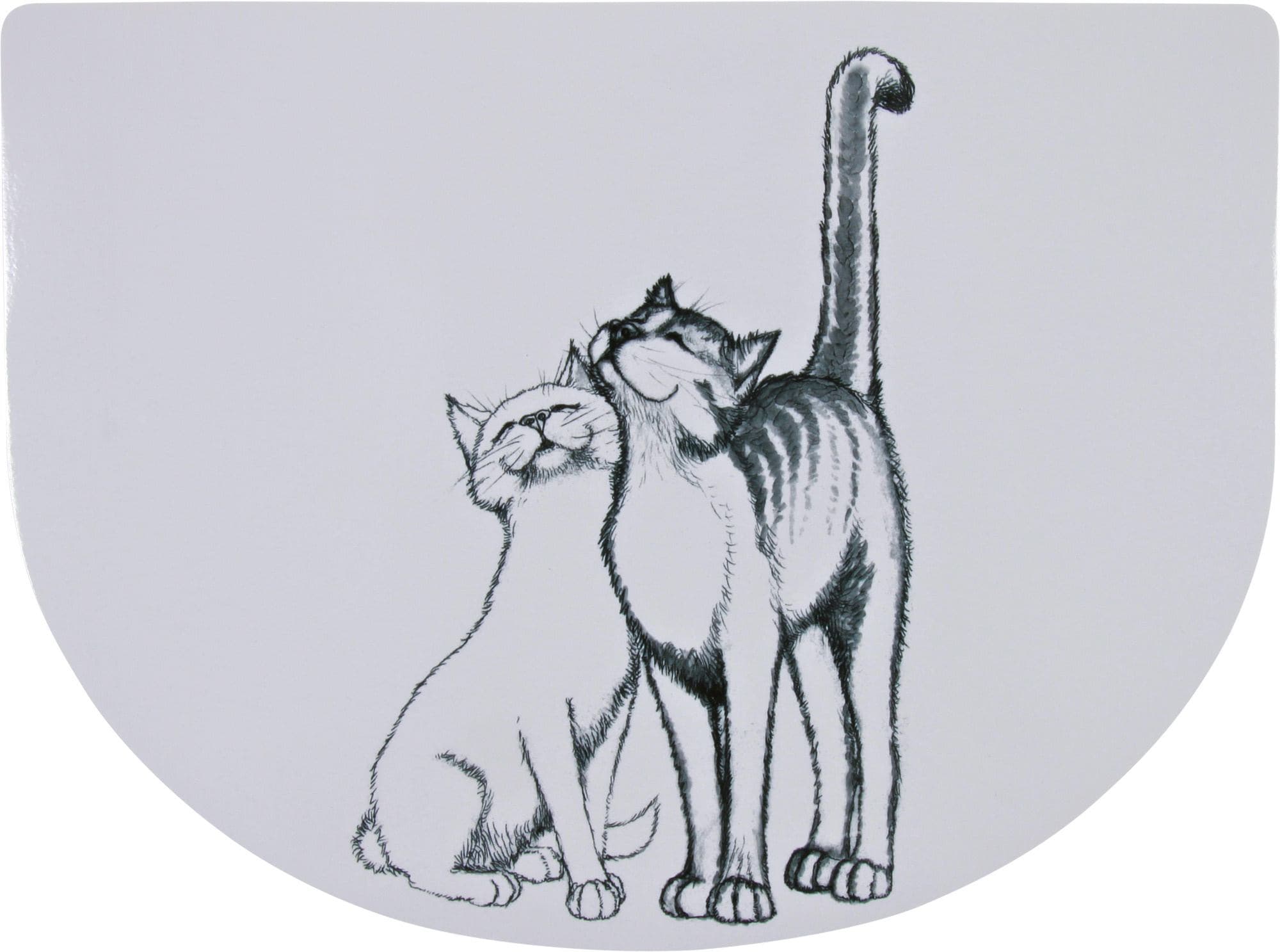Килимок під миску Pussycat 40*30 см білий