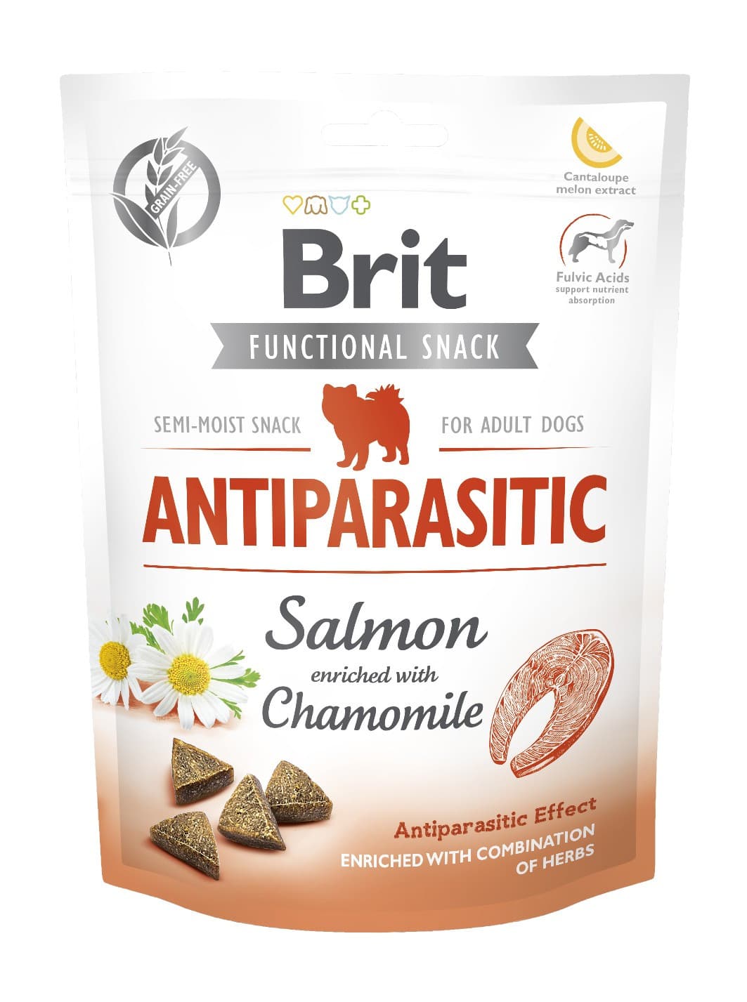 Brit Care ласощі від глистів для собак з лососем
